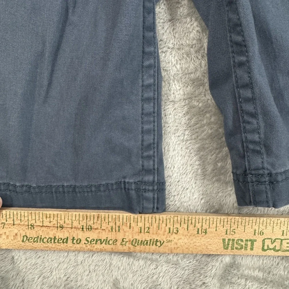 St Johns Bay Shorts Mens 38 Blue Comfort Stretch Cargo Trail Utility 9.5